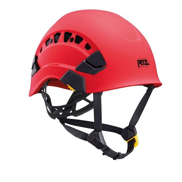 Vented Safety Helmet, Vertex Vent, Red